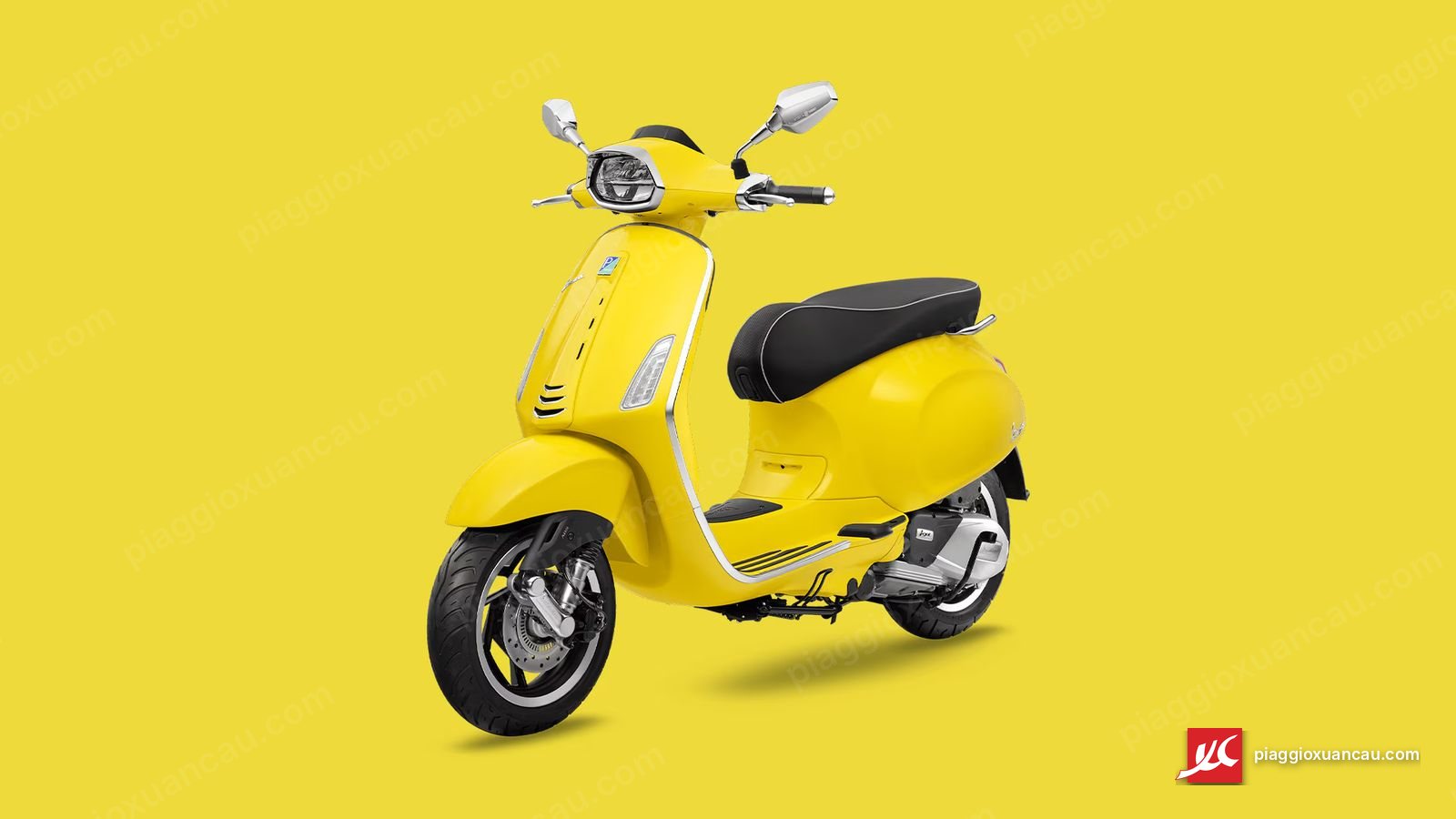 Sprint 125 Yellow Curioso, góc ba phần tư