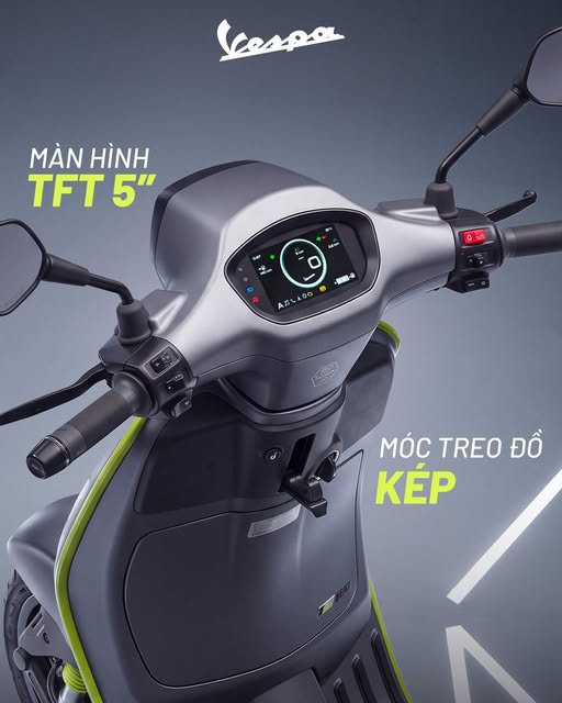 Màn hình TFT 5 inch và móc treo đồ kép