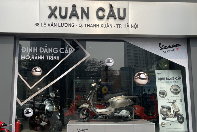 Hệ thống cửa hàng - Piaggio Xuân Cầu