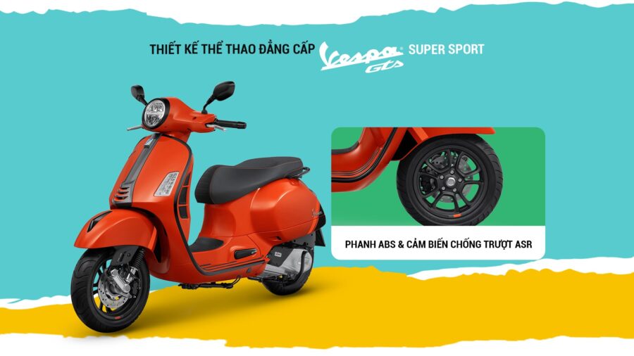 Vespa GTS Super Sport 150 - Orange Tramonto