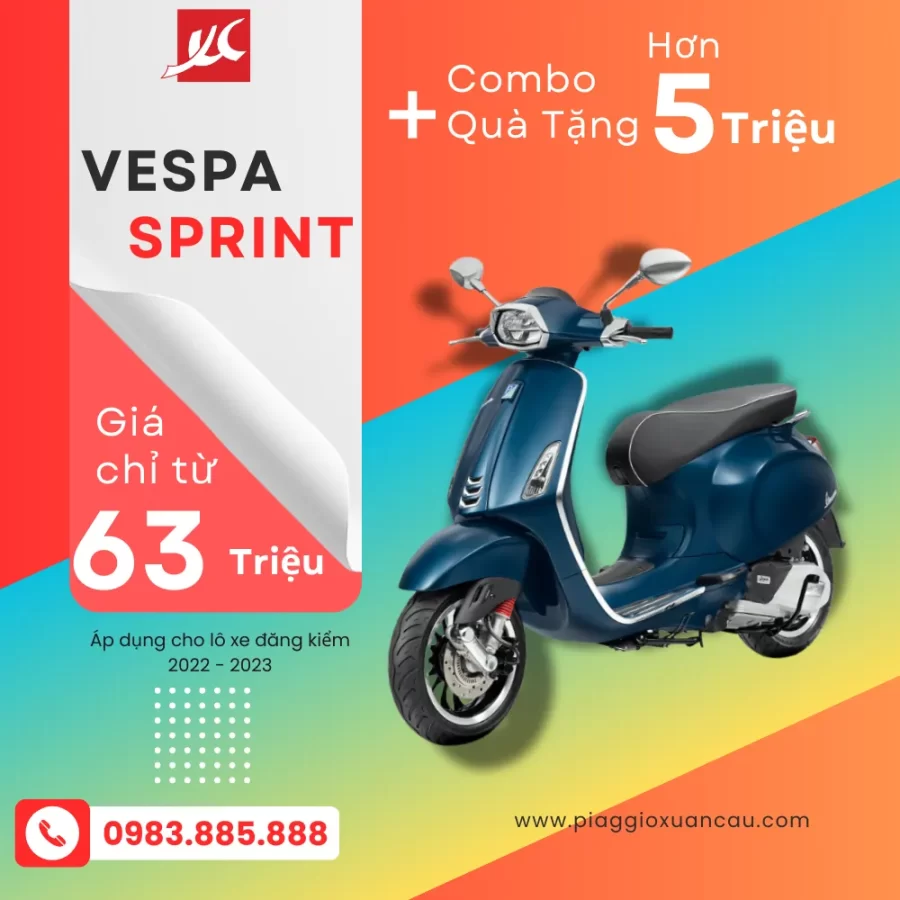 vespa sprint khuyen mai lo xe 2022 piaggio xuan cau 1