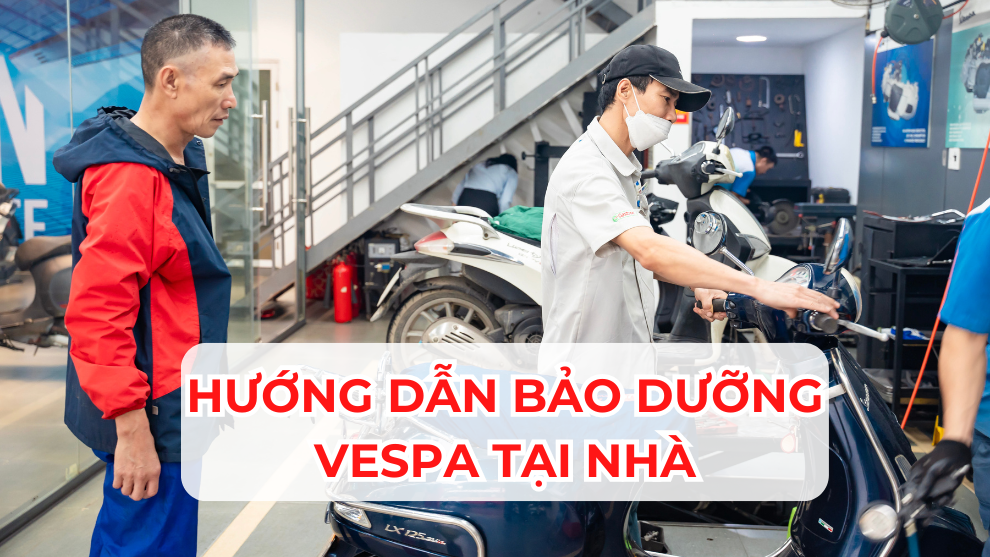 huong dan bao duong vespa tai nha