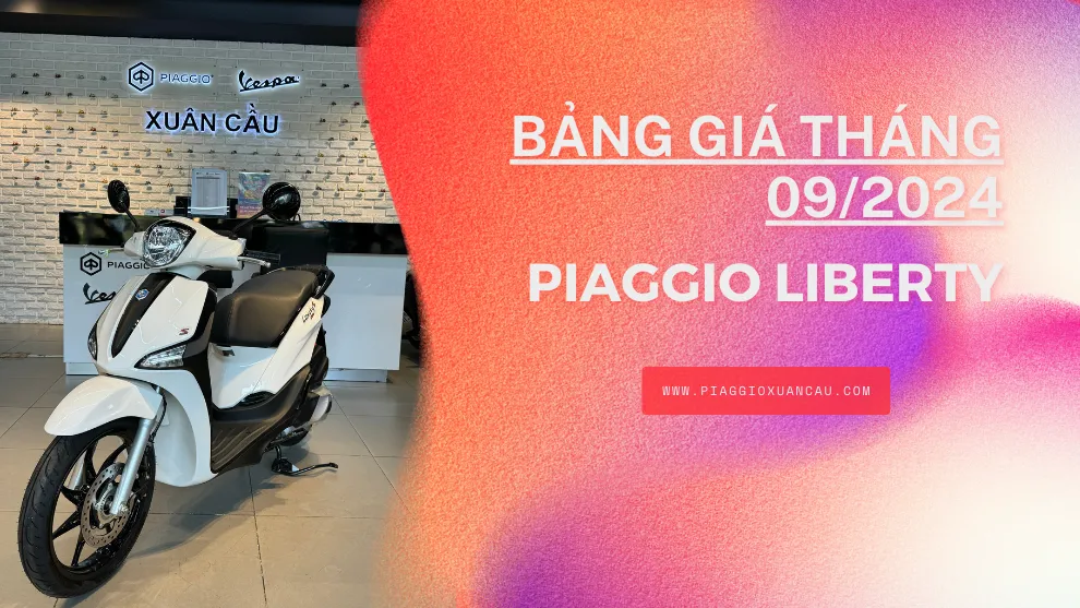 Bảng giá xe Piaggio Liberty tháng 9/2024