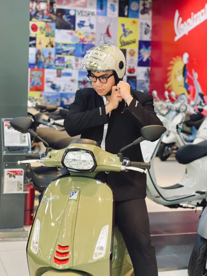 mu bao hiem vespa beige xanh piaggio xuan cau 7