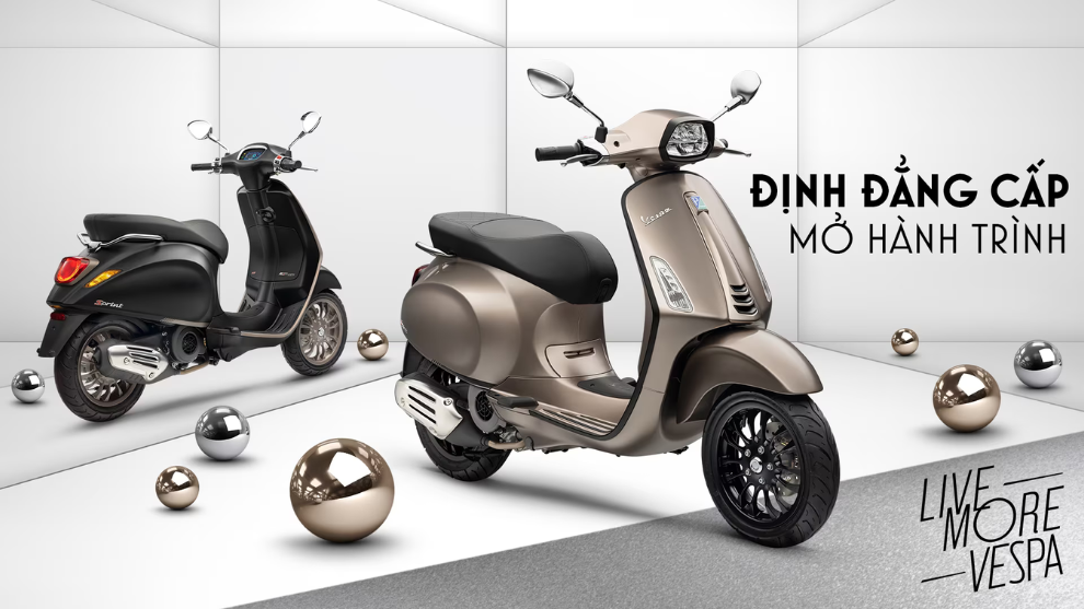 Vespa Sprint TFT: Sự lựa chọn hoàn hảo cho giới trẻ