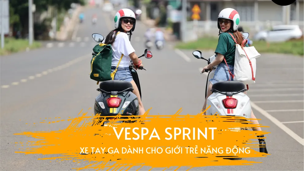 Vespa Sprint: Xe ga dành cho giới trẻ năng động