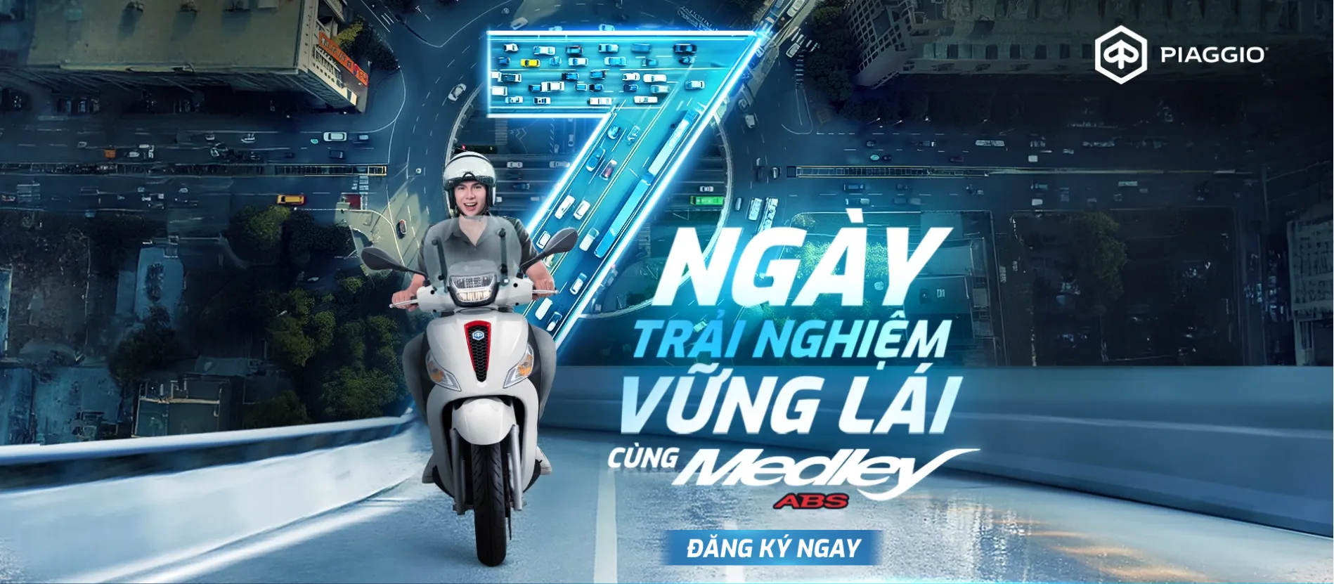 Piaggio Medley – 7 Ngày Trải Nghiệm Vững Lái Cùng Medley