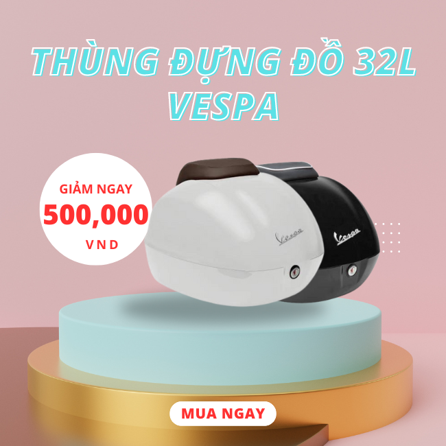 khuyen mai thung dung do topbox vespa primavera sprint piaggio xuan cau