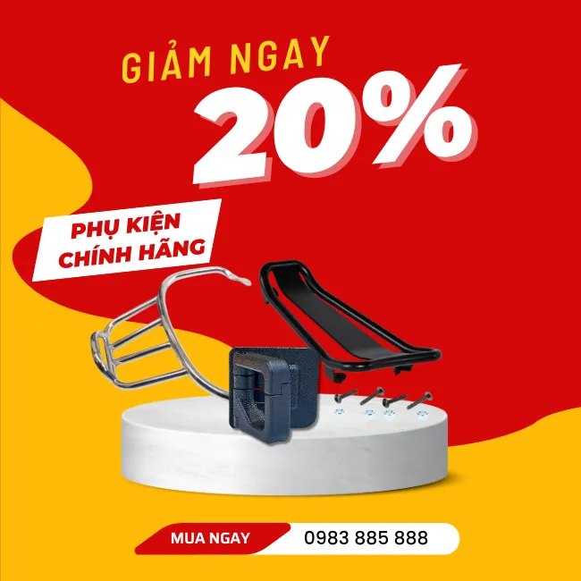 voucher giam 20 phu kien vespa