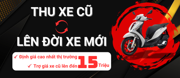 banner thu xe cu doi xe moi vespa piaggio xuan cau 1