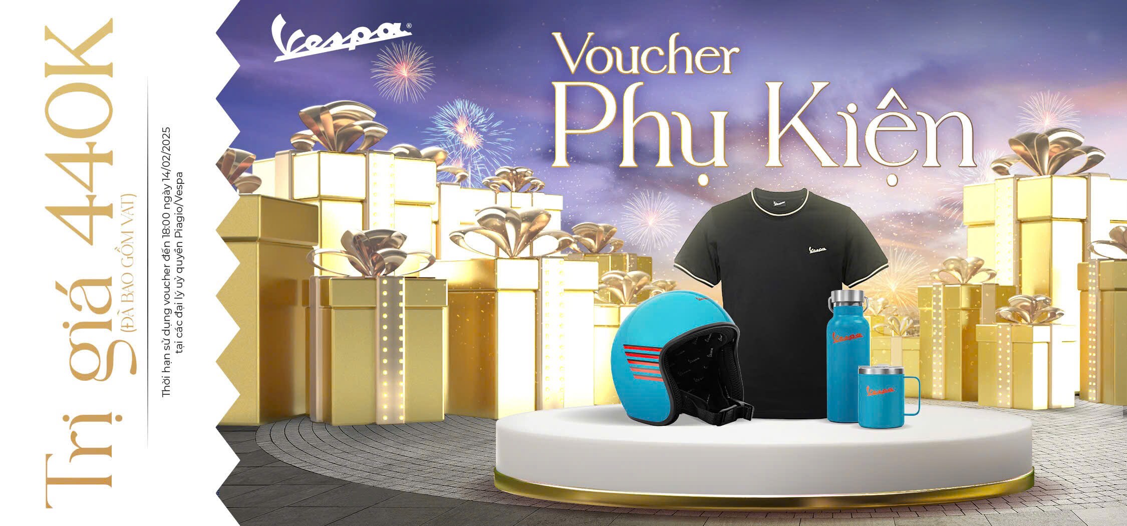 giai khuyen khich voucher mua phu kien vespa piaggio