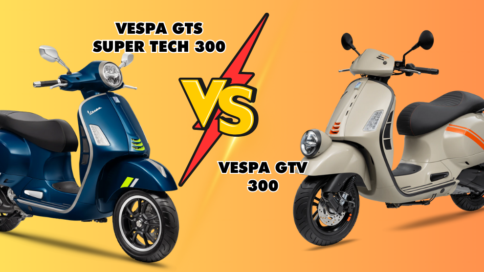 So sánh chi tiết Vespa GTS Super Tech 300 và Vespa GTV 300: Đâu mới là “ông vua” phân khúc?