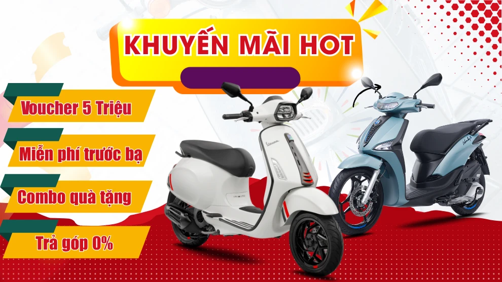 Tổng Hợp Chương Trình Khuyến Mãi Tại Piaggio Xuân Cầu