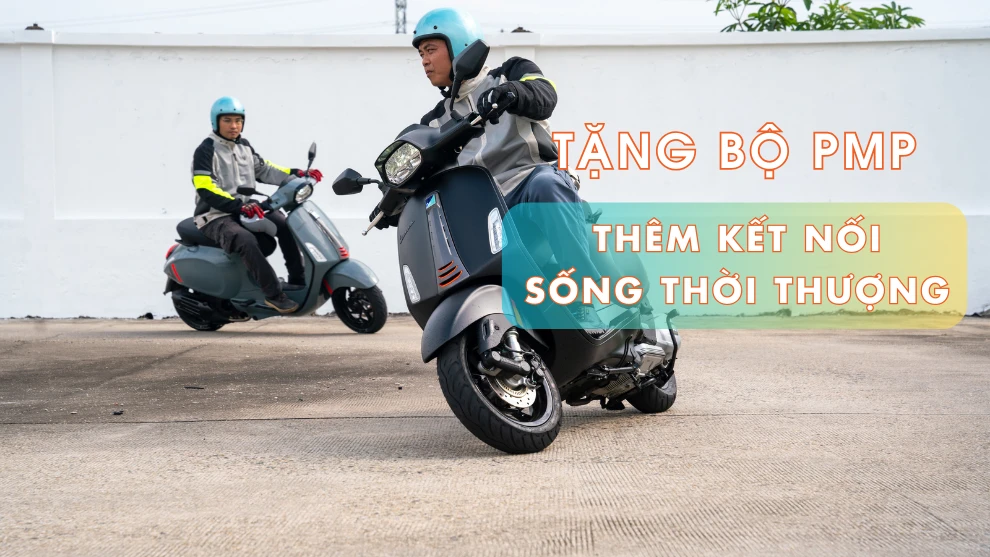 Tặng Ngay Bộ PMP – Thêm Kết Nối, Sống Thời Thượng cùng Vespa Sprint 2025