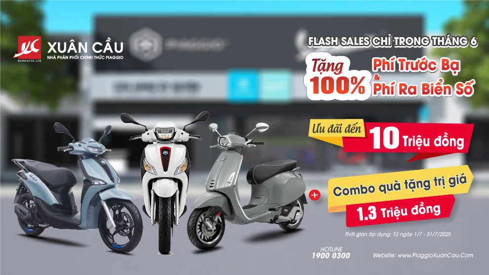 Siêu Ưu Đãi: Tặng 100% Phí Trước Bạ + Phí Ra Biển Số