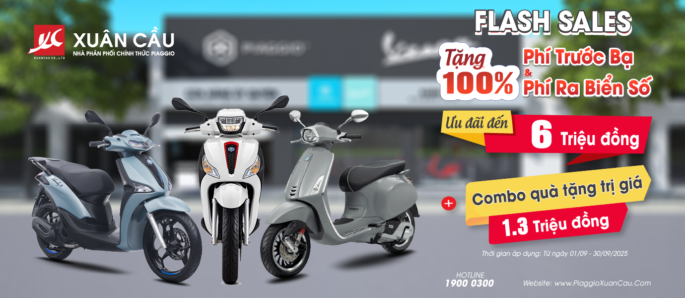 khuyen mai piaggio vespa thang 09
