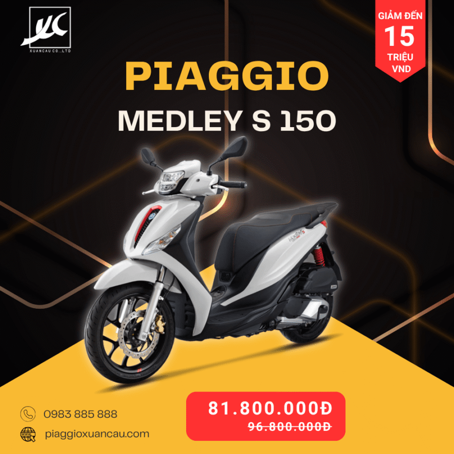 Sập Giá Đến 15 Triệu đồng khi mua Vespa & Piaggio Chính Hãng 23 piaggio-medley-s-150-khuyen-mai